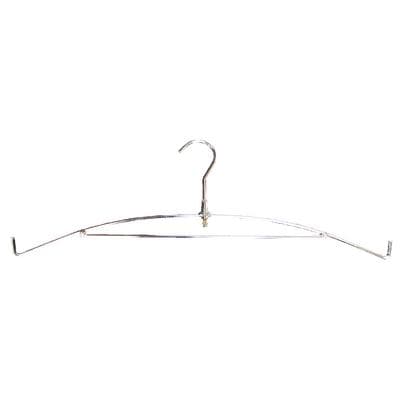 Palmero Deluxe Coat Panoramic Apron Hanger, Chrome-Coated Steel, 21" x 9.25", 1/Pkg thumbnail 5