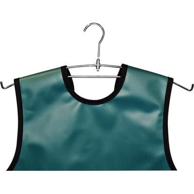 Palmero Deluxe Coat Panoramic Apron Hanger, Chrome-Coated Steel, 21" x 9.25", 1/Pkg thumbnail 6