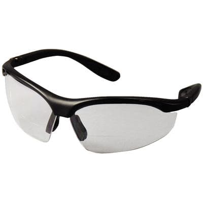 Kool Daddy Bifocal Safety Eyewear, 1.5 Diopter, Clear Lens, Black Frame, 3740B thumbnail 6