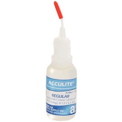 Acculite® Cyanoacrylate Adhesive Regular Set Formula, 0.5 oz Bottle with Pinpoint Applicator thumbnail 4