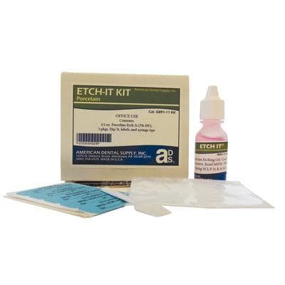 Etch-It Porcelain Etching Gel Kit, 5% Hydrofluoric Acid, Office Strength with Neutralizer thumbnail 3