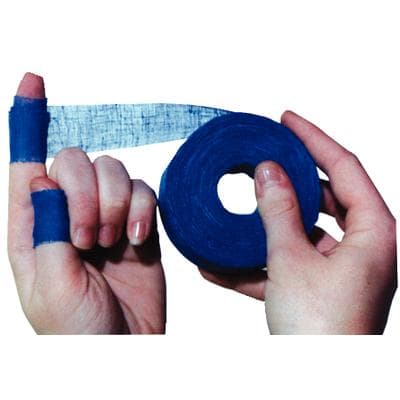 Safety Finger Tape, Blue, Self-Adhering, 1" x 90 ft Roll thumbnail 4