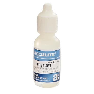 Acculite Fast Set Cyanoacrylate Cement, 0.5oz Bottle with Pinpoint Applicator thumbnail 5
