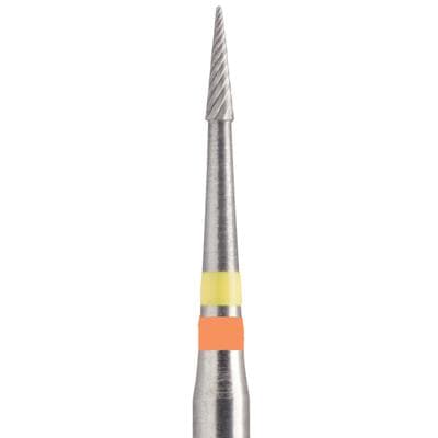 Meisinger Tungsten Carbide T&F Finishing Bur with Twist, ET3, Extra-Fine 20 Flute, 0.8 mm Diameter, Friction Grip, 5/Pkg, D0132F-008-FG thumbnail 6