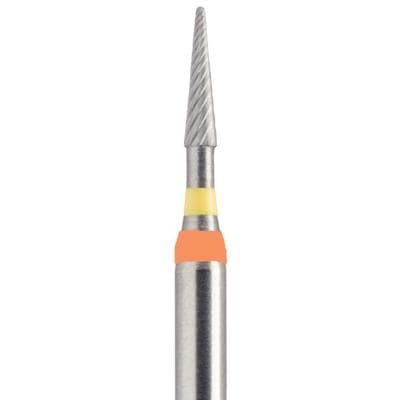 Meisinger Tungsten Carbide T&F Finishing Bur with Twist, ET4, 20 Flute, Extra Fine, FG, 1.0 mm Diameter, 5/Pkg, D0133F-010-FG thumbnail 7