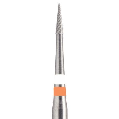 Meisinger Tungsten Carbide T&F Finishing Bur with Twist, ET3, Ultra-Fine 30 Flute, FG, 0.8 mm Diameter, 5/Pkg, D0132U-008-FG thumbnail 6