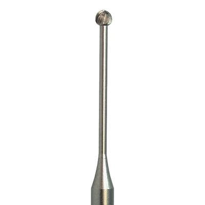 Meisinger Muller Surgical Carbide Bur, 18 mm Length, 1.2 mm Head Size, #2, Right Angle Extra Long (RAXL) Shank, 10/Pk, 191R-120-RAX thumbnail 8
