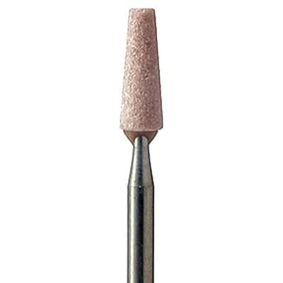 Meisinger 733-035-HP-LBRN Mounted Abrasive, Fine, Light Brown, Tapered Flat End, 3.5mm, HP, Pack of 5 thumbnail 2