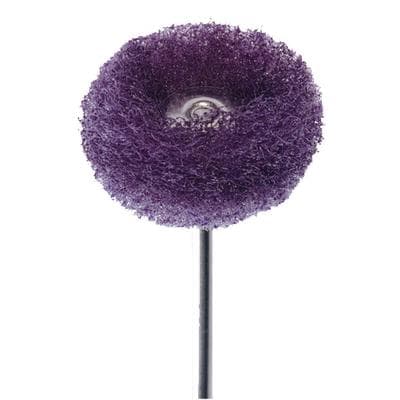 Meisinger Fuzzie Polishing Wheel, Fine Grit, Lilac, 25mm, Handpiece, 5/Pkg, 253F-250-HP thumbnail 12