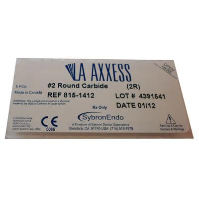 LA Axxess #2 Round Carbide Bur, Friction Grip, 5/Pk, 815-1412 thumbnail 10