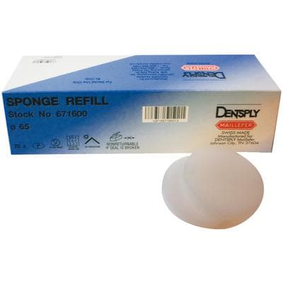 Endo Clean Stand Sponge Refill, Oval, White, 25/Pk, 671600 thumbnail 16