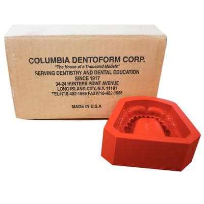 Columbia Dentoform Model Formers, Type R22, 3-1/4" W x 3/4" H x 2-1/4" L, 2/Pkg - Model Formers - R22 (3-1/4" W x 3/4" H x 2-1/4" L) - Image 1