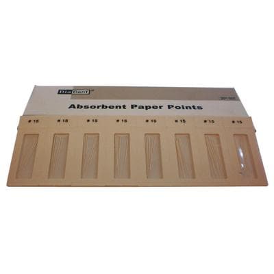 DiaDent Absorbent Paper Points, Non-Marked, .02 Taper, ISO Size #15, Cell Pack, 200/Box thumbnail 11