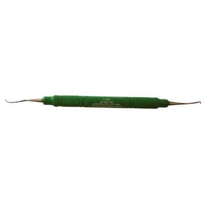 American Eagle Titanium Implant Scaler, Barnhart 5-6, Double-Ended, Green EagleLite Resin Handle, AEIIB5-6X thumbnail 13
