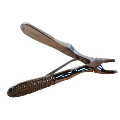 Miltex Pedodontic Extraction Forceps, Universal Mini, #F, Upper Root, English Pattern, Stainless Steel, 1/Pk thumbnail 6