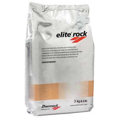 Zhermack Elite Rock Die Stone Type IV Extra Hard, Sandy Brown, 3 kg (6.6 lb) Bag, C410030 thumbnail 5