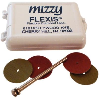 Keystone Flexis Diamond Disc Assortment, Coarse/Medium/Fine/X-Fine, 8 Discs with 1 Mandrel thumbnail 4