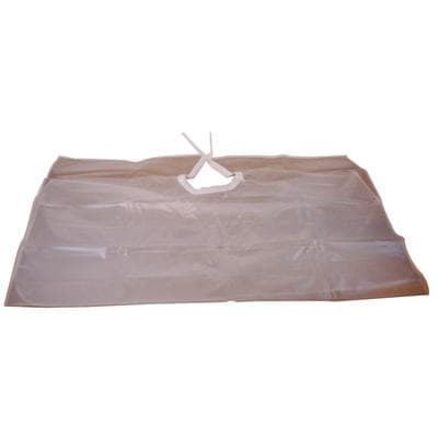 Palmero Plastic Knee Length Patient Throw, 27" x 44", Clear, #851 thumbnail 5