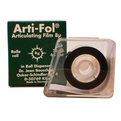 Bausch Arti-Fol II Ultra-Thin Two-Sided Articulating Film, 8 Microns, 22 mm x 20 m, Green, 1 Roll/Pk, BK26 thumbnail 4