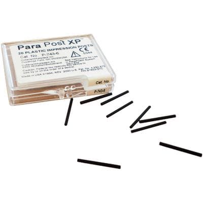 Coltene Whaledent ParaPost XP Plastic Impression Post, Size 6 (0.060"/1.50 mm), Black, 20/Pk, P743-6 thumbnail 9