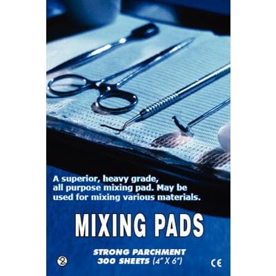 Parchment Paper Mixing Pads, 4" x 6", 100 Sheets/Pad, 3 Pads/Pkg - Parchment Paper Mixing Pads – 4" x 6", 100 Sheets/Pad, 3 Pads/Pkg - Parchment Paper Mixing Pads – 4" x 6", 100 Sheets/Pad, 3 Pads/Pkg - Image 1