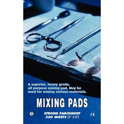 Raydenco Parchment Paper Mixing Pads, 5" x 8", 100 Sheets/Pad, 3 Pads/Pkg - Parchment Paper Mixing Pads – 5" x 8", 100 Sheets/Pad, 3 Pads/Pkg - Parchment Paper Mixing Pads – 5" x 8", 100 Sheets/Pad, 3 Pads/Pkg - Image 1
