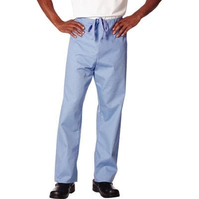 Fashion Seal Healthcare® Unisex Fashion Scrub Pants, 65/35 Fashion Poplin®, Ciel Blue, 2XL, Drawstring, 1/Pkg - Fashion Seal Healthcare® Unisex Fashion Scrub Pants – 65/35 Fashion Poplin®, Ciel Blue - 2 XL - Image 1