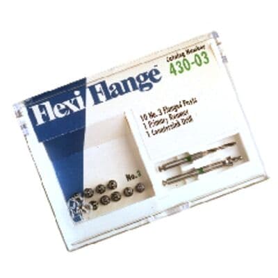 Flexi-Flange Posts, Stainless Steel, Standard Refill, Size #3, Green, 10/Pk, 430-03 thumbnail 8