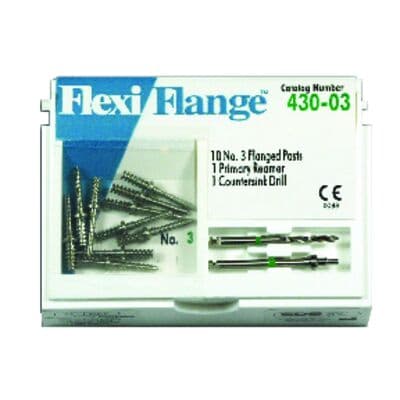 Flexi-Flange Posts, Stainless Steel, Standard Refill, Size #3, Green, 10/Pk, 430-03 thumbnail 7