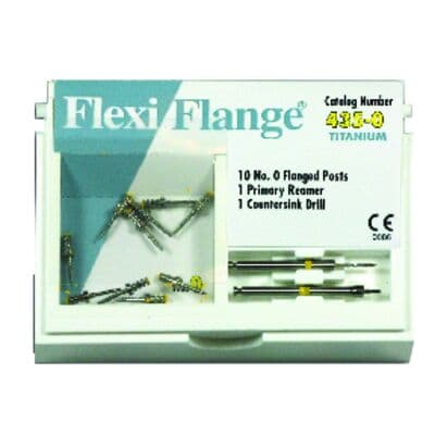 Flexi-Flange Post, Titanium, Standard Refill, Size 0, Yellow, 10/Pk, 435-0 thumbnail 9