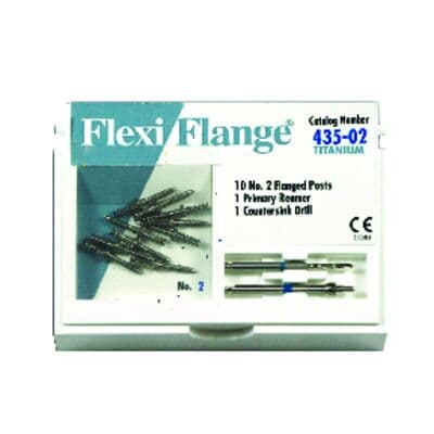 Flexi-Flange Post, Titanium, Standard Refill, Size #2, Blue, 10/Pk, 435-02 thumbnail 10