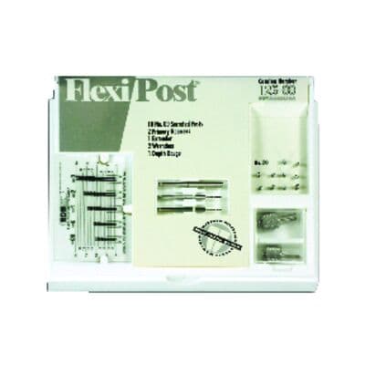 Flexi-Post Titanium Standard Introductory Kit, Size 00, White, 10 Posts with Reamers, Wrenches, and Gauge, #125-00 thumbnail 2