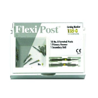 Flexi-Post Titanium Refill Kit Size 0, Yellow, 10 Posts with Reamer and Drill, 135-0 thumbnail 16