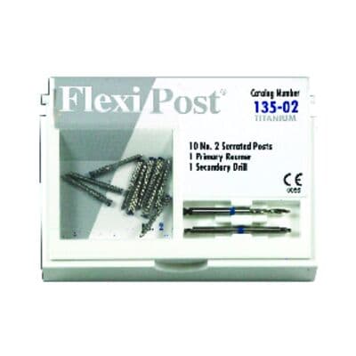 Flexi-Post Titanium Prefabricated Post Refill Kit, Size 2, Blue, 10/Pkg, 135-02 thumbnail 12