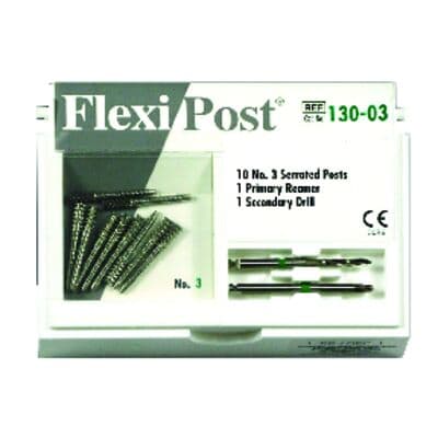 Flexi-Post Stainless Steel Prefabricated Post Refill Kit, Size #3, Green, 10/Pk, 130-03 thumbnail 12