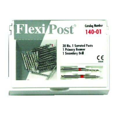 Flexi-Post Stainless Steel Economy Refill, Size #1, Red, 30 Posts with Reamer and Drill, 140-01 thumbnail 11