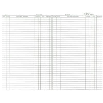Patterson Office Supplies Exam/Continuation Forms, 110 lb Index Stock, 11" W x 8-1/2" H, 100/Pkg - Exam/Continuation Forms, 110 lb Index Stock, 11" W x 8-1/2" H, 100/Pkg - Continuation - Image 1