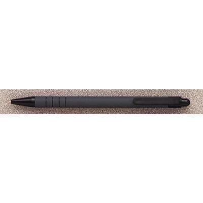 Retractable Ballpoint Pens with Rubberized Barrels, Medium Point, Black Ink, Gray/Black Barrel, 12/Box, ITA 30031 - Retractable Ballpoint Pens with Rubberized Barrels, Medium Point, 12/Box - Gray/Black Barrel, Black Ink - Image 1