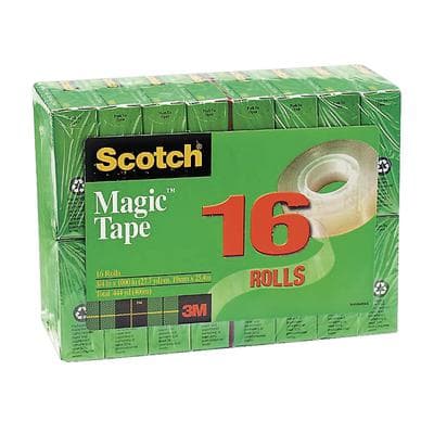 Scotch® Magic Tape Value Pack, 3/4" x 1000", 1" Core, Clear, 16 Rolls/Pack, MMM 810K16 thumbnail 2