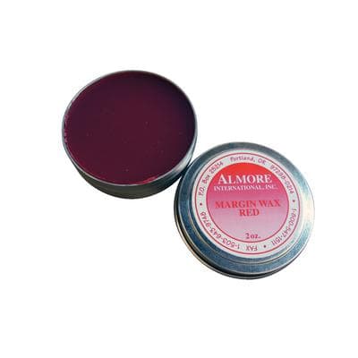 Hager Almore Margin Wax, Red, 2 oz Tin thumbnail 3