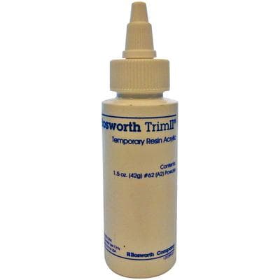 Keystone Trim II Temporary Crown & Bridge Resin Powder, Shade A2 (#62), 1.5 oz (42g) Refill, 0921094 thumbnail 12