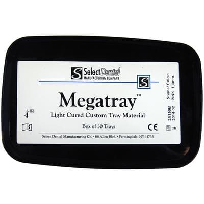 Megatray Light Cure Custom Tray Material, 1.4mm, Pink, 50/Box, 400-1054 thumbnail 4