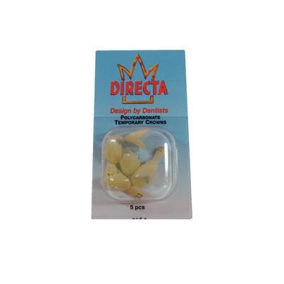 Directa Temporary Polycarbonate Crown, Cuspid, Size 33, Translucent, 5/Pack, 609233 thumbnail 4