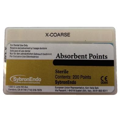 Kerr SybronEndo Absorbent Paper Points, Extra Coarse (X-Coarse), Sterile, Bulk Pack, 200/Box, #13970 thumbnail 16