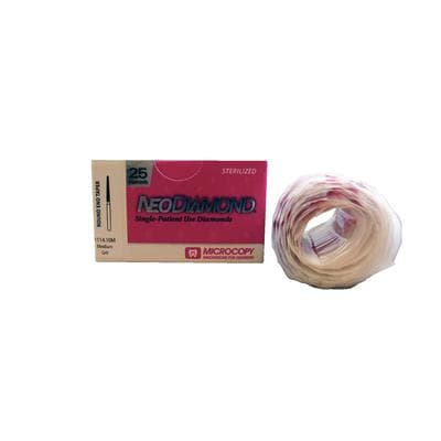 NeoDiamond® Crown/Bridge & Operative Diamond Burs – FG, Medium, Cone, Round End Taper, #850, 1.4 mm Diameter, 10.0 mm Length, 25/Pkg, 1114.10M thumbnail 5