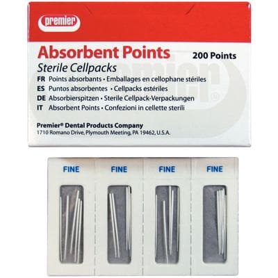 Premier Absorbent Paper Points, Sterile, Fine (ISO Size F), 200/Pack, 9055103 thumbnail 18