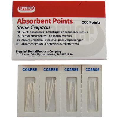 Premier Absorbent Paper Points, Sterile, Coarse (ISO Size C), White, 200/Box, 9055105 thumbnail 20