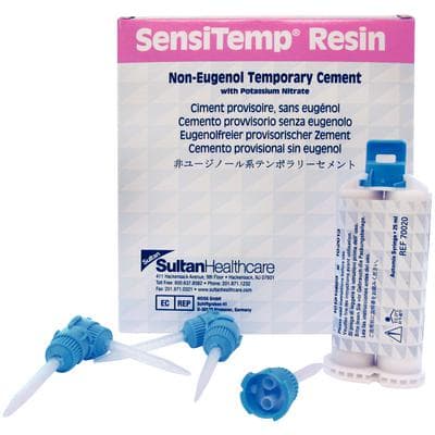SensiTemp® Resin Temporary Cement, Non-Eugenol, Automix Cartridge Refill, 25 ml, with 15 Mixing Tips thumbnail 9
