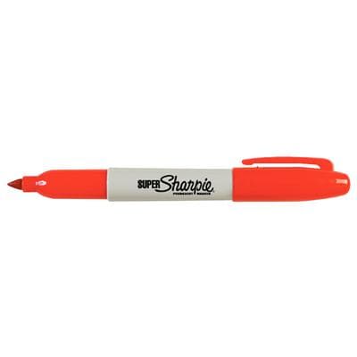 Sharpie Super Permanent Markers, Fine Point, Black, 12/Box, SAN 33001 thumbnail 2