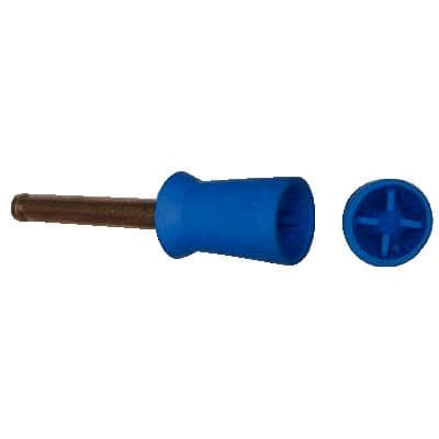 Allpro Nonlatex Prophy Cups, Latch Mandrel, Ribbed & Webbed, Soft, Royal Blue, Unscented, 144/Pkg thumbnail 2